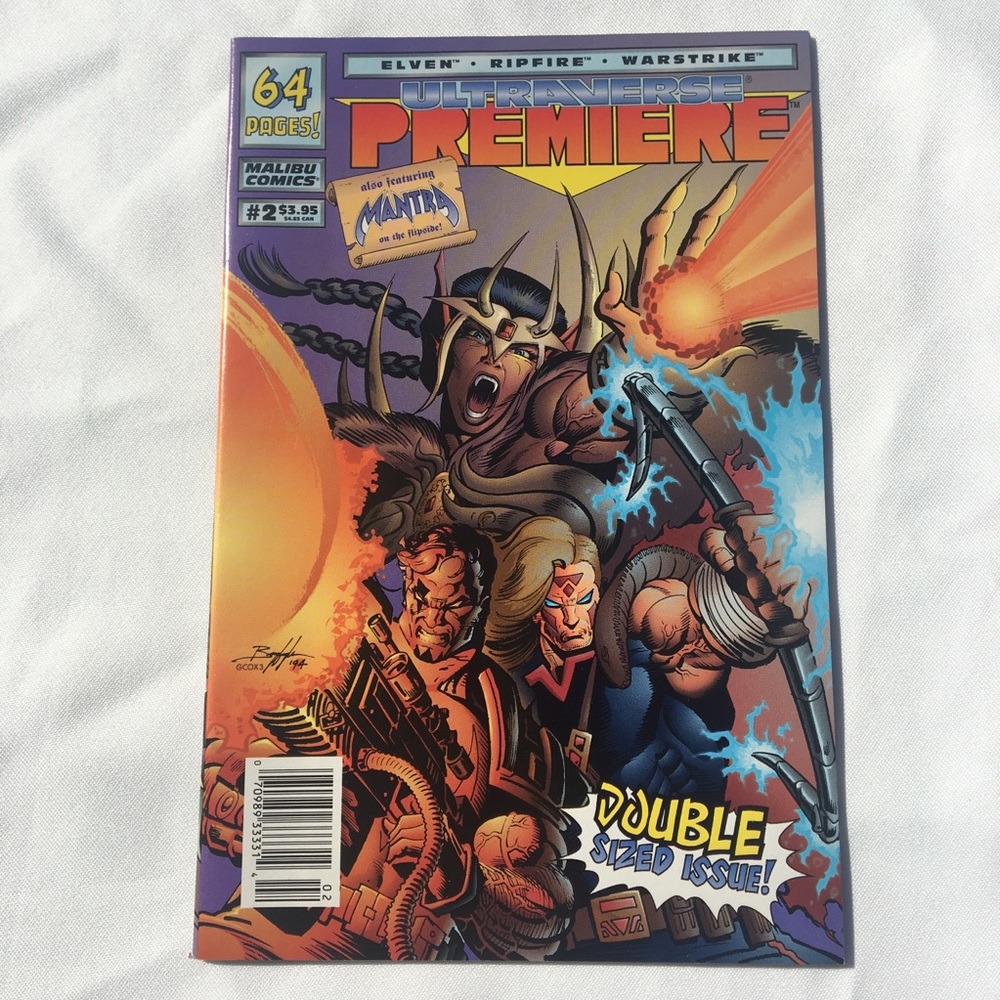 Ultraverse Premiere Comic Book No. 2/Mantra No. 10 Apr ‘94 Malibu Comics Vintage